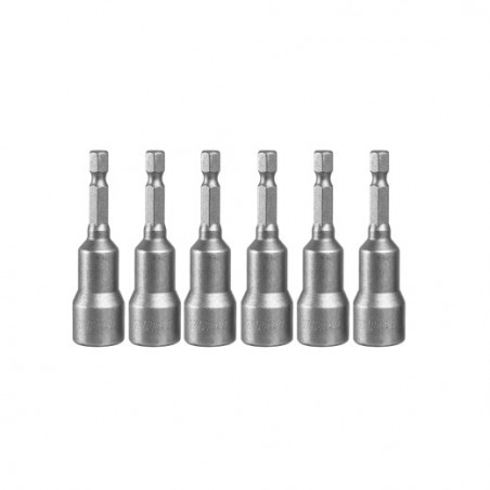 TOTAL 40193  
 Conjunto de 6 casquillos magnéticos TAC2765061  
 65 mm