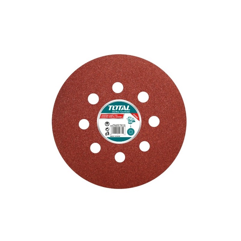 TOTAL 40219  
 Juego de discos lija velcro TAC731501  
 150 mm