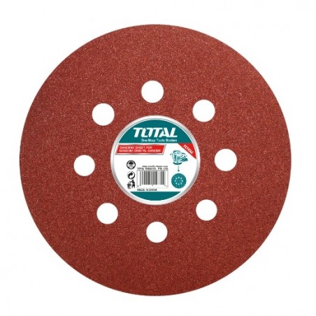 TOTAL 40219  
 Juego de discos lija velcro TAC731501  
 150 mm