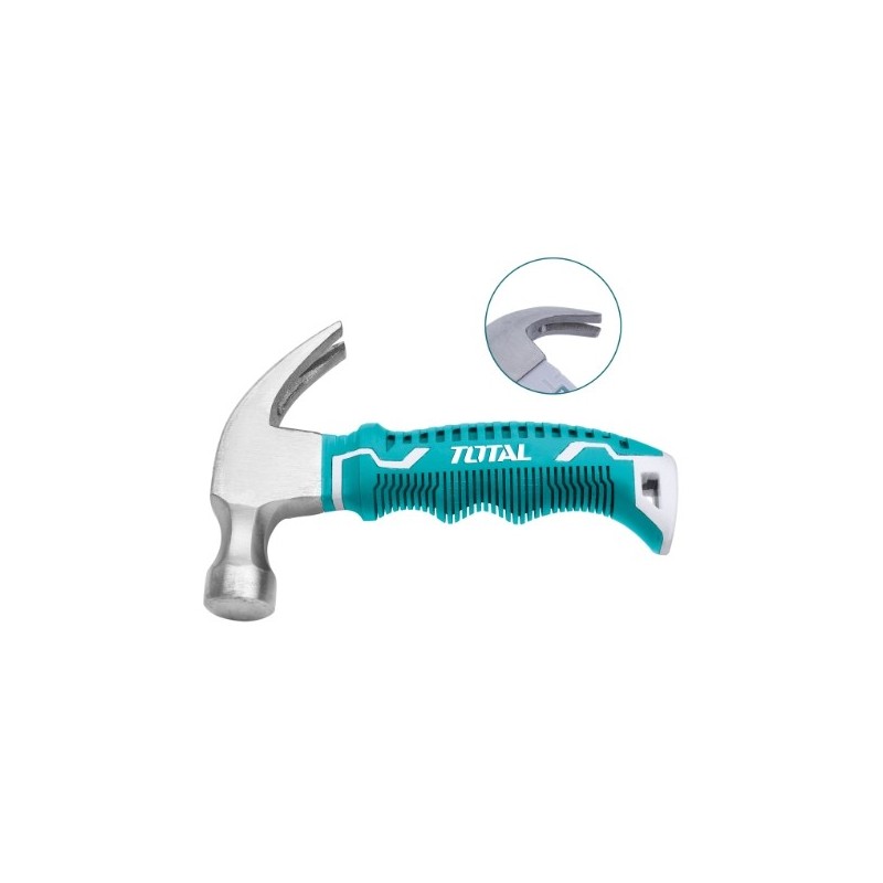 TOTAL 40226  
 Martillo mini carpintero THTM7386D  
 220 gr  
 Mango fibra