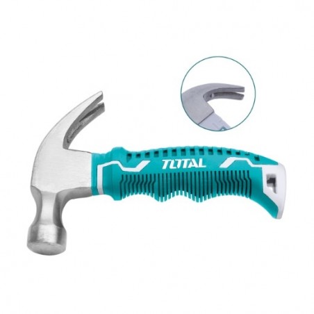 TOTAL 40226  
 Martillo mini carpintero THTM7386D  
 220 gr  
 Mango fibra