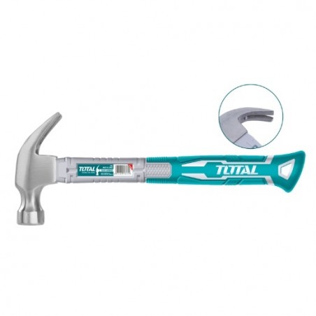 TOTAL 40227  
 Martillo carpintero THTS73  
 220 gr  
 Mango fibra