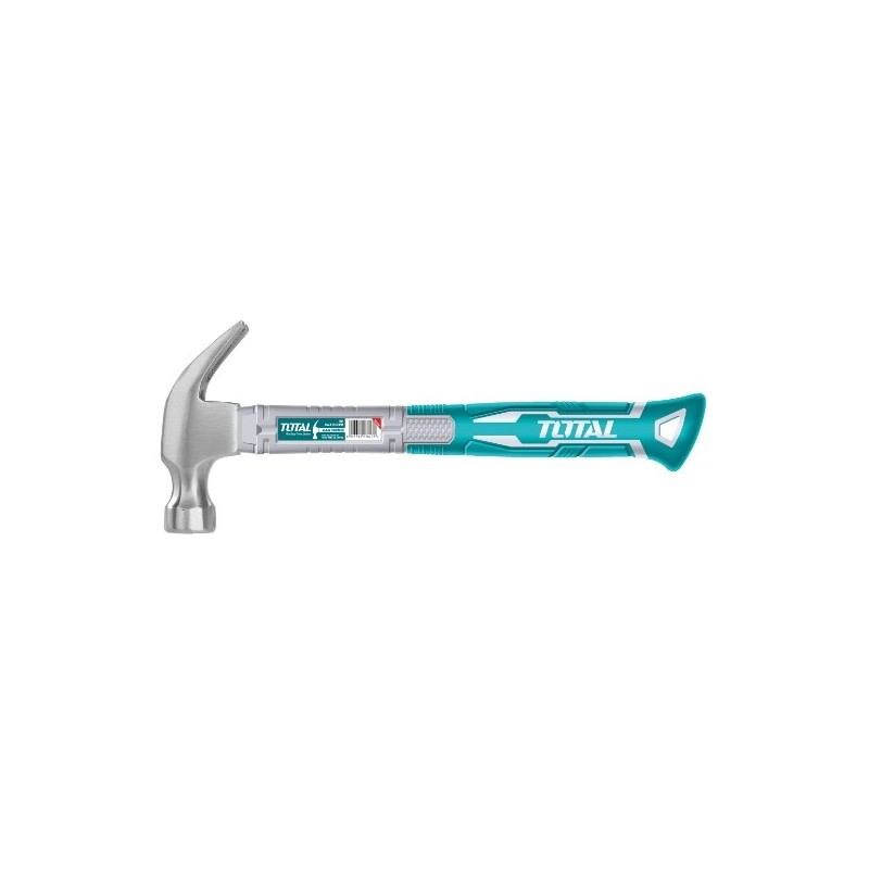 TOTAL 40228  
 Martillo carpintero THTS73  
 450 gr  
 Mango fibra