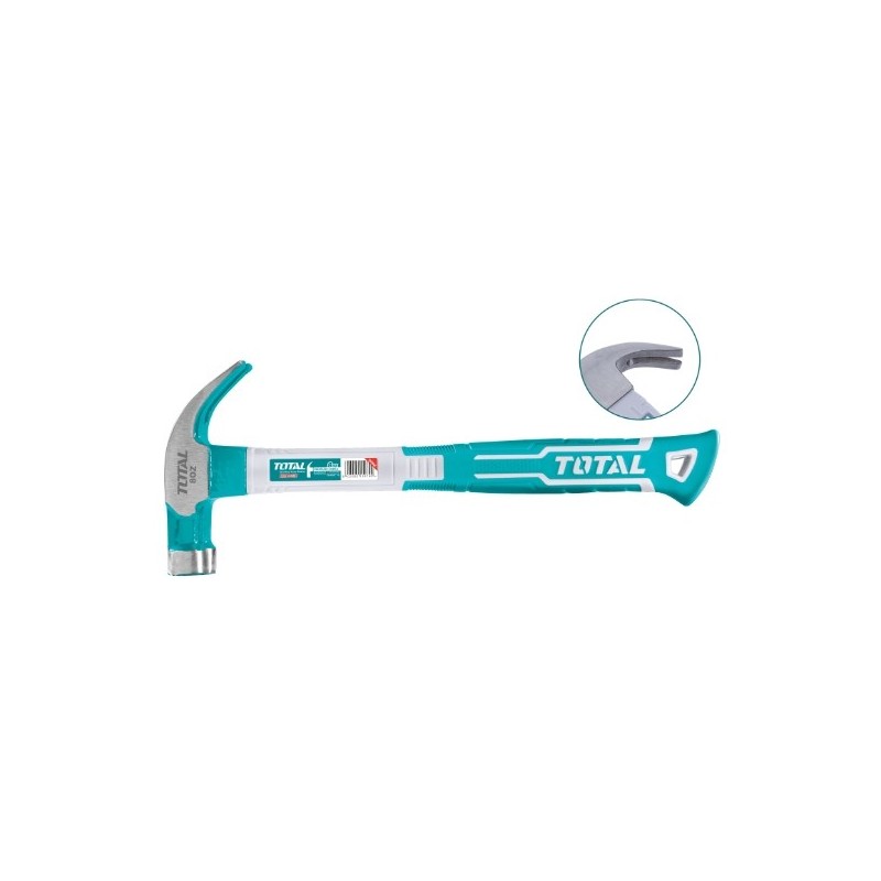 TOTAL 40231  
 Martillo carpintero THTCH0  
 220 gr  
 Mango fibra