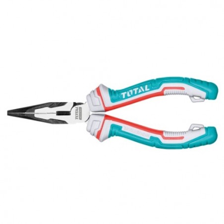 TOTAL 40265  
 Alicate boca plana reforzado THT220S  
 180 mm  
 Cromo vanadio (Cr-V)