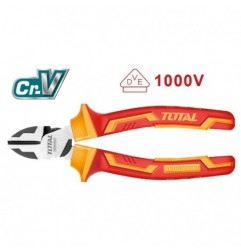 TOTAL 40276  
 Alicate aislado corte diagonal THTIP2261  
 160 mm  
 Cromo vanadio (Cr-V)