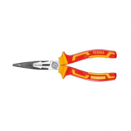 TOTAL 40279  
 Alicate aislado de punta plana THTIP23  
 200 mm  
 Cromo vanadio (Cr-V)