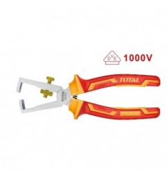 TOTAL 40281  
 Alicate aislado pelacables THTIP2661  
 160 mm  
 Cromo vanadio (Cr-V)