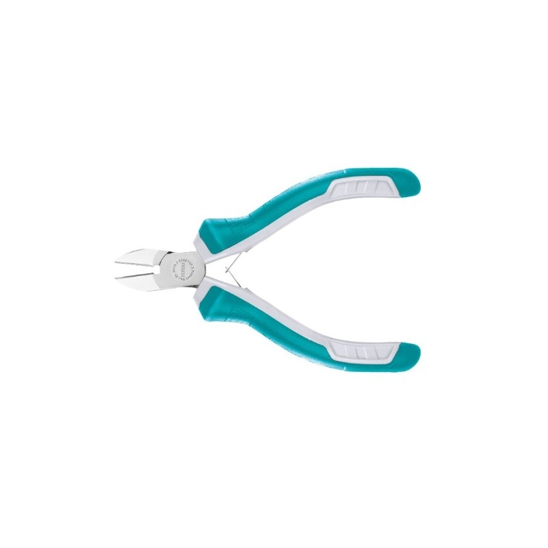 TOTAL 40285  
 Alicate mini de corte diagonal THTMN356  
 115 mm  
 Cromo vanadio (Cr-V)