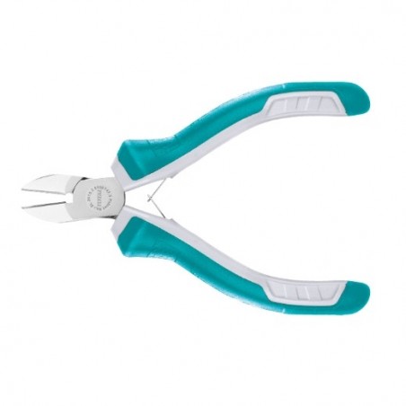 TOTAL 40285  
 Alicate mini de corte diagonal THTMN356  
 115 mm  
 Cromo vanadio (Cr-V)