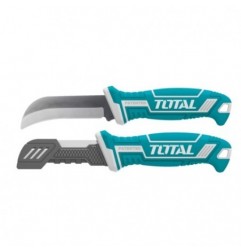 TOTAL 40318  
 Cuchillo pelacables THT51882  
 200 mm  
 Acero inoxidable