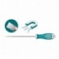 TOTAL 40327  
 Destornillador punta plana THT26  
 SL6,5 x 150 mm  
 Acero
