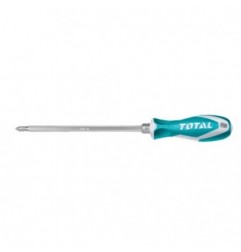 TOTAL 40349  
 Destornillador con varilla intercambiable THT250206  
 160 mm  
 Cromo vanadio (Cr-V)