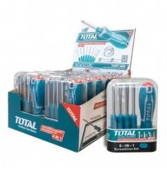 TOTAL 40352  
 Destornillador con varillas intercambiables THT250906