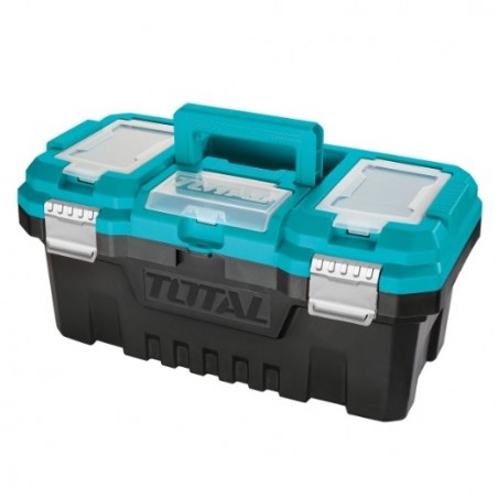 TOTAL 40373  
 Caja de herramientas TPBX0  
 508 x 296 x 261 mm  
 Plástico