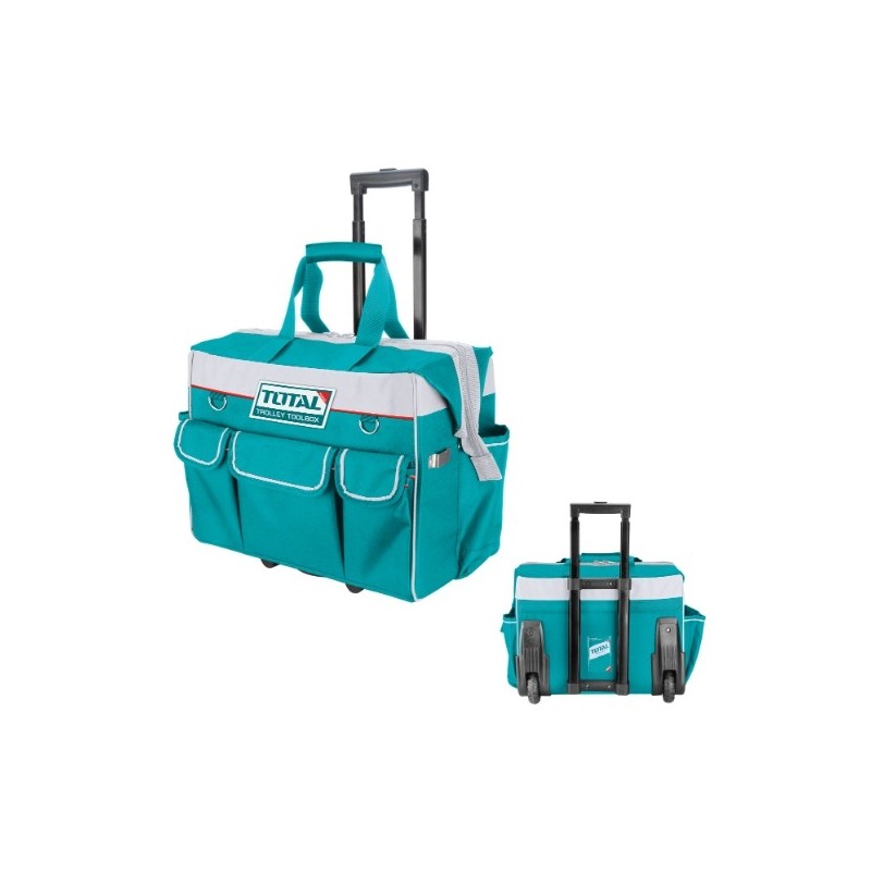 TOTAL 40376  
 Maleta portaherramientas con ruedas THRRTB2001  
 50 x 36 x 41 cm