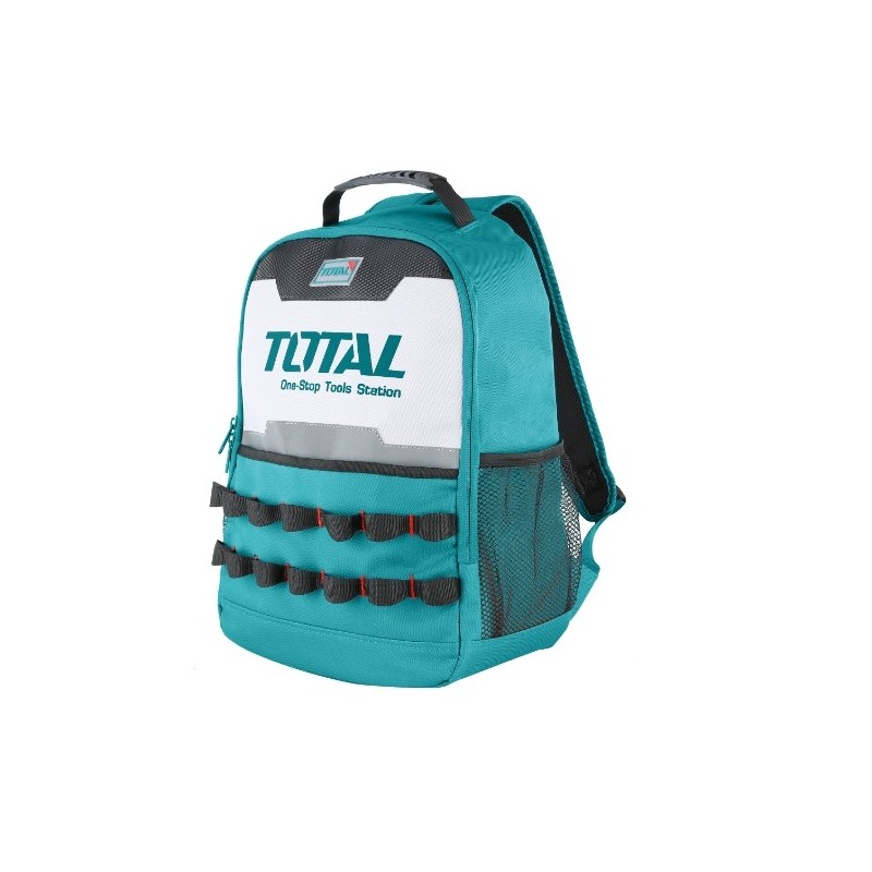 TOTAL 40380  
 Mochila portaherramientas THBP0201  
 34 x 17 x 43 cm
