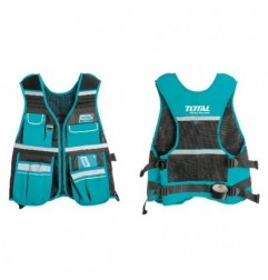 TOTAL 40381  
 Chaleco portaherramientas TTVT1601  
 42 x 60 x 3 cm