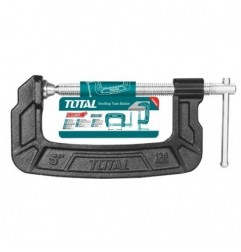 TOTAL 40383  
 Tornillo de apriete THT131  
 125 mm  
 Acero maleable