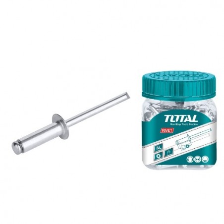 TOTAL 40414  
 Remaches WJRT  
 4 x 10 mm  
 Aluminio