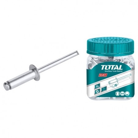 TOTAL 40415  
 Remaches WJRT  
 4,8 x 12 mm  
 Aluminio