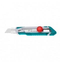 TOTAL 40437  
 Cutter THT511826  
 18 x 100 mm  
 Guía plástico