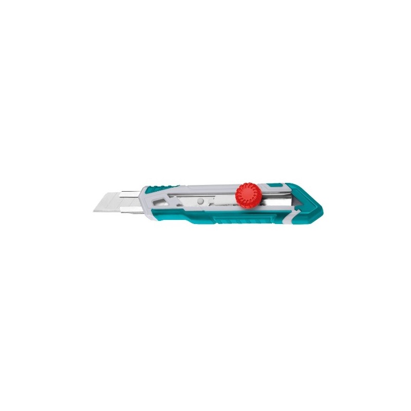 TOTAL 40437  
 Cutter THT511826  
 18 x 100 mm  
 Guía plástico