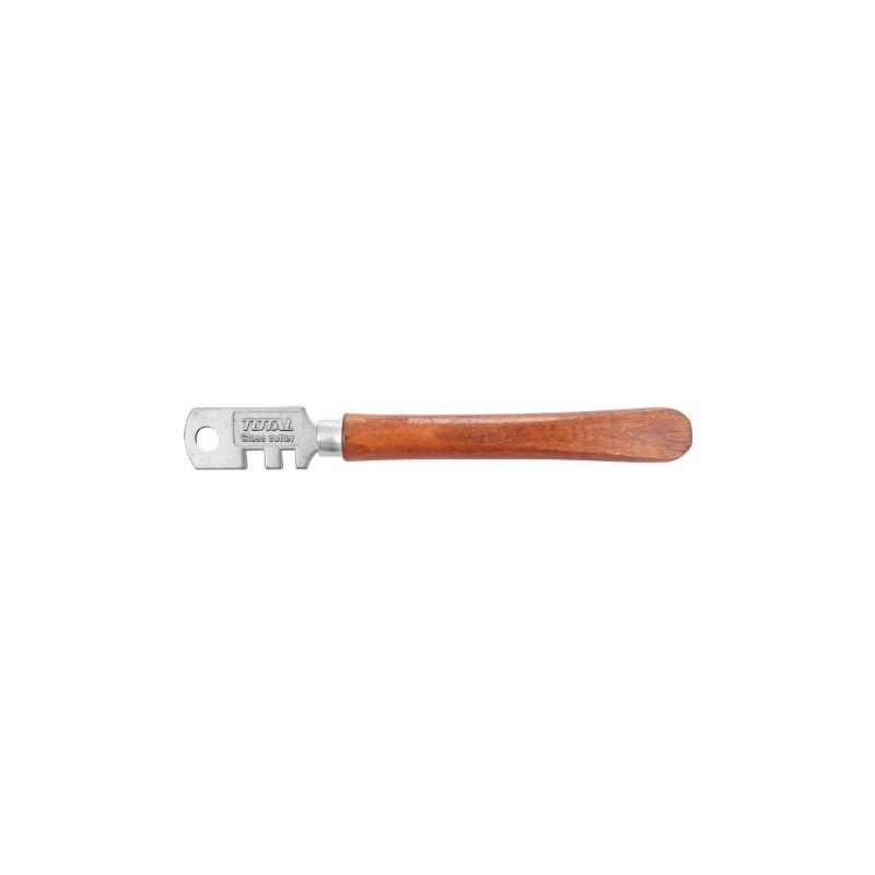 TOTAL 40443  
 Cortavidrio THT561301  
 130 mm  
 Mango madera