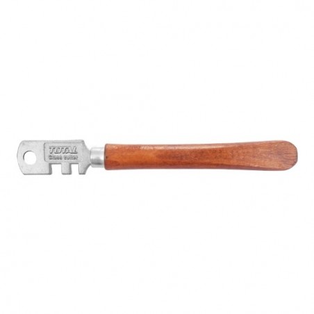 TOTAL 40443  
 Cortavidrio THT561301  
 130 mm  
 Mango madera