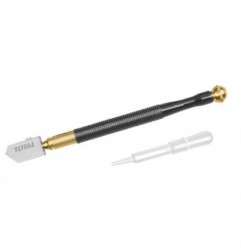 TOTAL 40444  
 Cortavidrio PROFESIONAL THT561781  
 178 mm  
 Acero