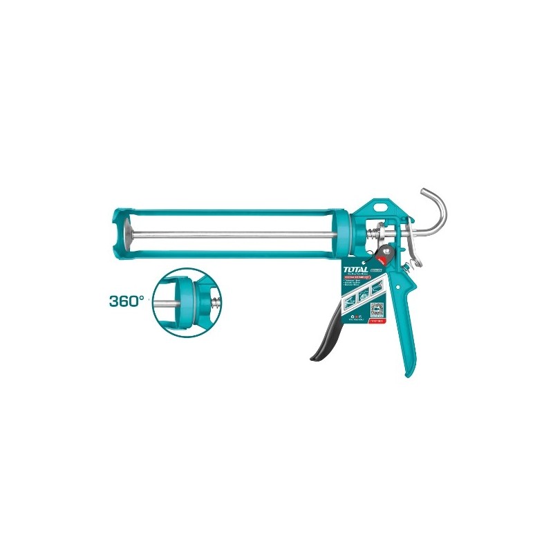 TOTAL 40454  
 Aplicador silicona THT21509  
 230 mm