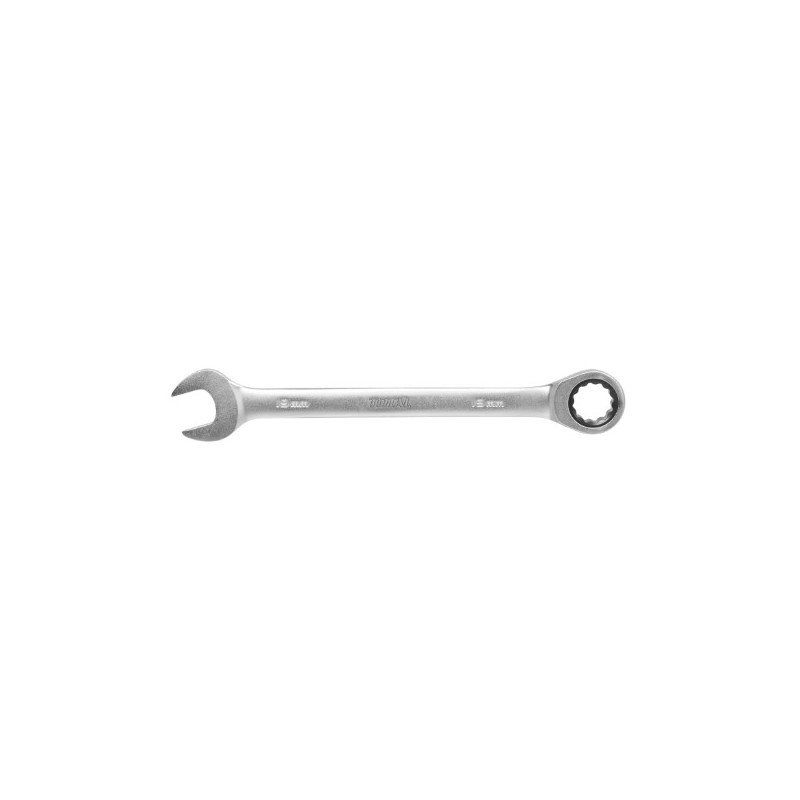 TOTAL 40495  
 Llave combinada carraca TCSPAR  
 10 x 159 mm  
 Cromo vanadio (Cr-V)
