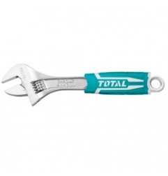 TOTAL 40517  
 Llave ajustable moleta central THT101  
 300 mm/apertura 0-41 mm  
 Cromo vanadio (Cr-V)
