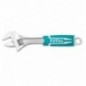 TOTAL 40517  
 Llave ajustable moleta central THT101  
 300 mm/apertura 0-41 mm  
 Cromo vanadio (Cr-V)