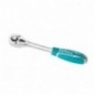 TOTAL 40526  
 Llave carraca reversible THT106  
 158 mm/inserción de 1/4''  
 Cromo vanadio (Cr-V)