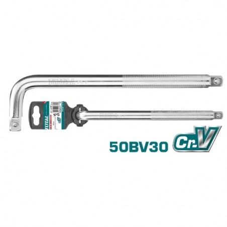 TOTAL 40566  
 Extensión barra L 1/2'' THLHD12121  
 300 mm  
 Cromo vanadio (Cr-V)