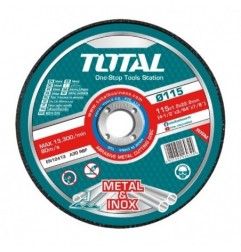 TOTAL 40591  
 Caja de 50 discos corte TAC22111550  
 Ø115 mm