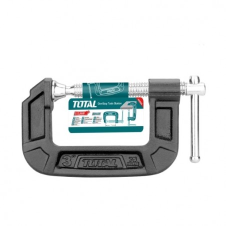 TOTAL 40621  
 Tornillo de apriete THT131  
 75 mm  
 Acero maleable