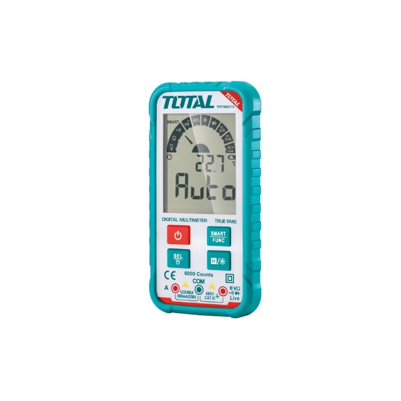 TOTAL 40654  
 Multímetro digital TMT460013