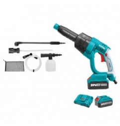 TOTAL 40656   Kit Pistola Limpieza a batería TPWLI20084   20 V