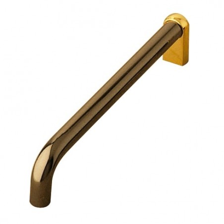 AMIG 4084  
 Tirador 77  
 96 mm  
 Aluminio  
 Niquelado negro/Oro