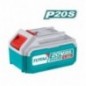 TOTAL 40886  
 Batería litio 5 Ah TFBLI2053  
 20 V - 5 Ah  
 Litio