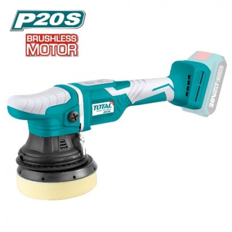 TOTAL 40889  
 Pulidora rotorbital a batería TAPLI2002  
 20 V