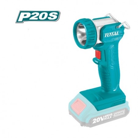 TOTAL 40893  
 Linterna LED a batería TWLI2038  
 20 V