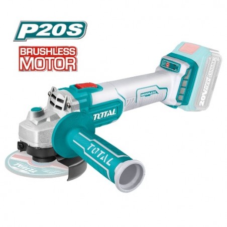 TOTAL 40895  
 Amoladora Brushless a batería TAGLI201258  
 20 V