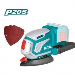 TOTAL 40897  
 Lijadora Delta a batería TDSLI2051  
 20 V