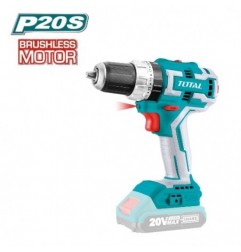 TOTAL 40898  
 Taladro percutor brushless a batería TIDLI206081  
 20 V