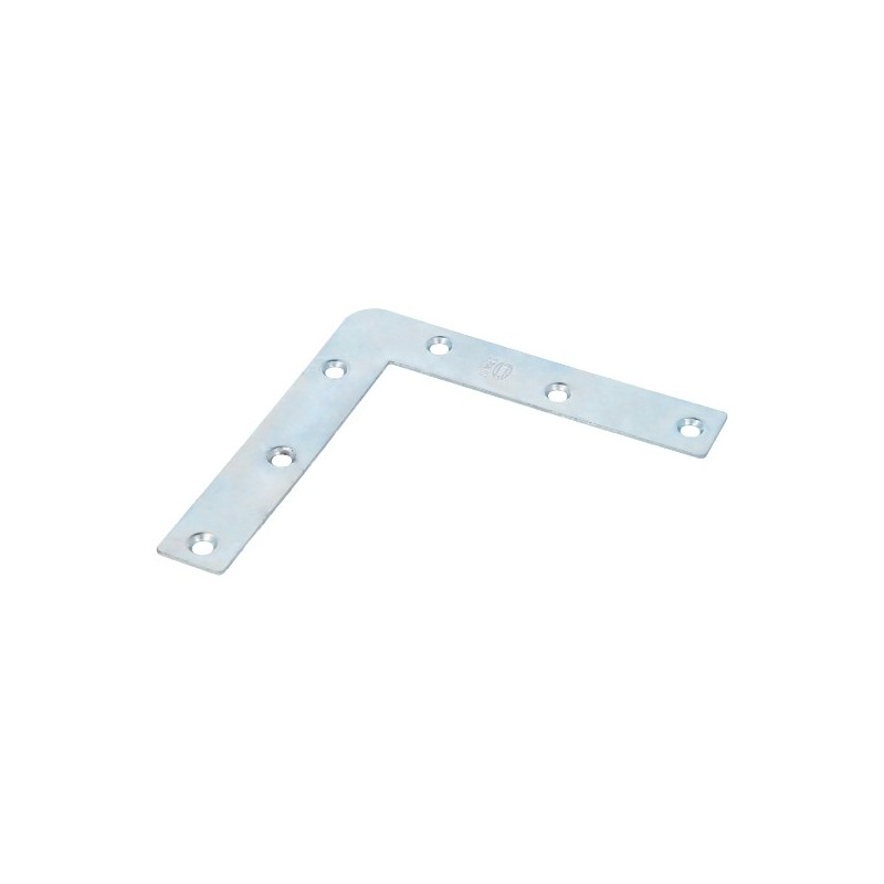 AMIG 409  
 Escuadra plana 1  
 100 x 17 x 1,2 mm  
 Acero  
 Zincado