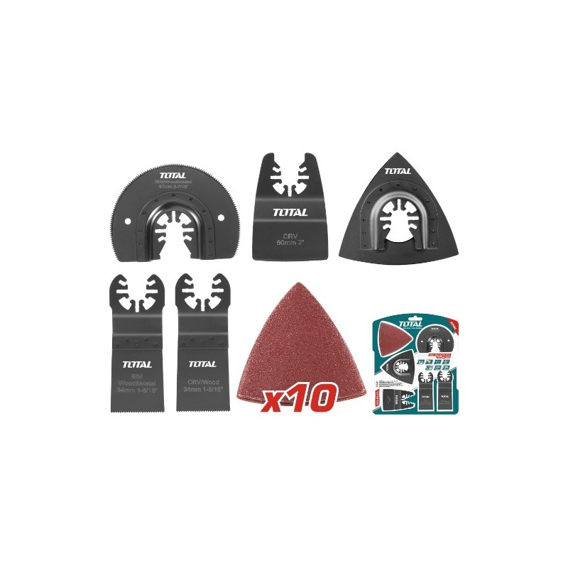 TOTAL 40918   Set para multiherramienta TAKTMT1502