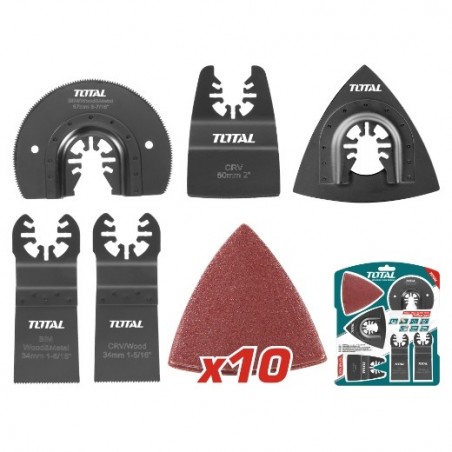 TOTAL 40918   Set para multiherramienta TAKTMT1502